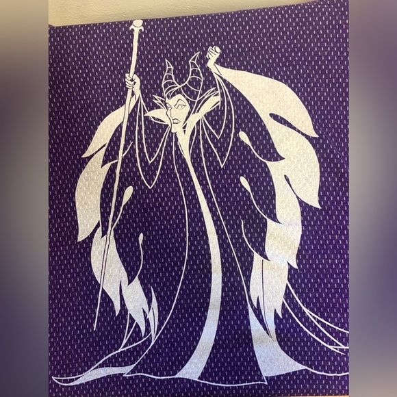 Disney Purple Short Sleeve Tee with Maleficent Design - Picture 6 of 8